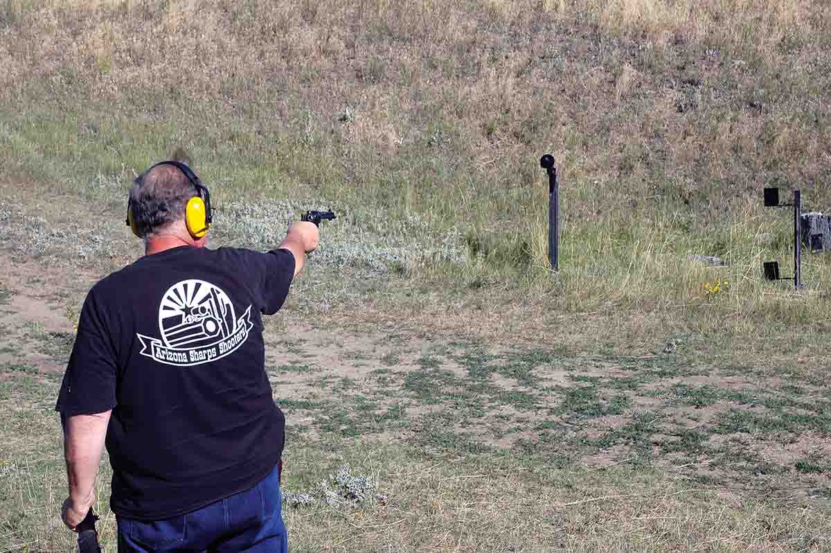 Mike’s recreational purpose for shooting fixed-sight handguns is shooting at small steel plates. He likes guns to hit from dead on to no more than a couple inches high.